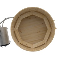 Фурако из кедра D=2.1 с наружной печкой. Фурако из кедра D=2.1 с наружной печкой.