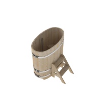 Купель овальная из кедра 0,76х1,16 Купель овальная из кедра 0,76х1,16