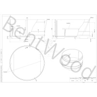 Купель круглая из кедра d=1,80 Купель круглая из кедра d=1,80