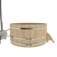 Фурако из кедра D=2.1 с наружной печкой. Фурако из кедра D=2.1 с наружной печкой.