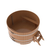 Купель круглая из кедра d=1,80 Купель круглая из кедра d=1,80