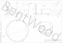Купель круглая из сращенных ламелей лиственницы d=1,80 Купель круглая из сращенных ламелей лиственницы d=1,80