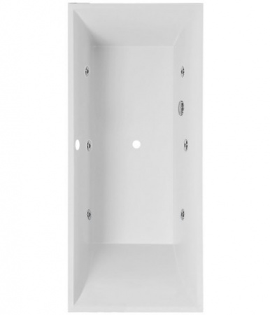 Ванна Villeroy Boch Squaro 180x80 (Star white) с гидромассажем