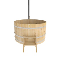 Фурако из кедра D=1.8 с наружной печкой. Фурако из кедра D=1.8 с наружной печкой.