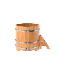 Купель овальная из сращенных ламелей лиственницы 1,02х1,68 Купель овальная из сращенных ламелей лиственницы 1,02х1,68