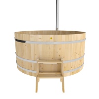 Фурако из кедра D=2.1 с наружной печкой. Фурако из кедра D=2.1 с наружной печкой.