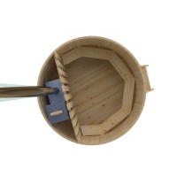 Фурако из кедра D=1.8 с внутренней печкой. Фурако из кедра D=1.8 с внутренней печкой.