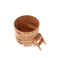 Купель круглая из сращенных ламелей лиственницы d=1,17 Купель круглая из сращенных ламелей лиственницы d=1,17